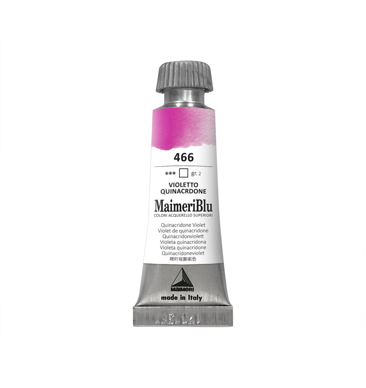 Colore ad acquerello professionale MAIMERI Maimeri Blu 12 ml – Viola Quinacridone