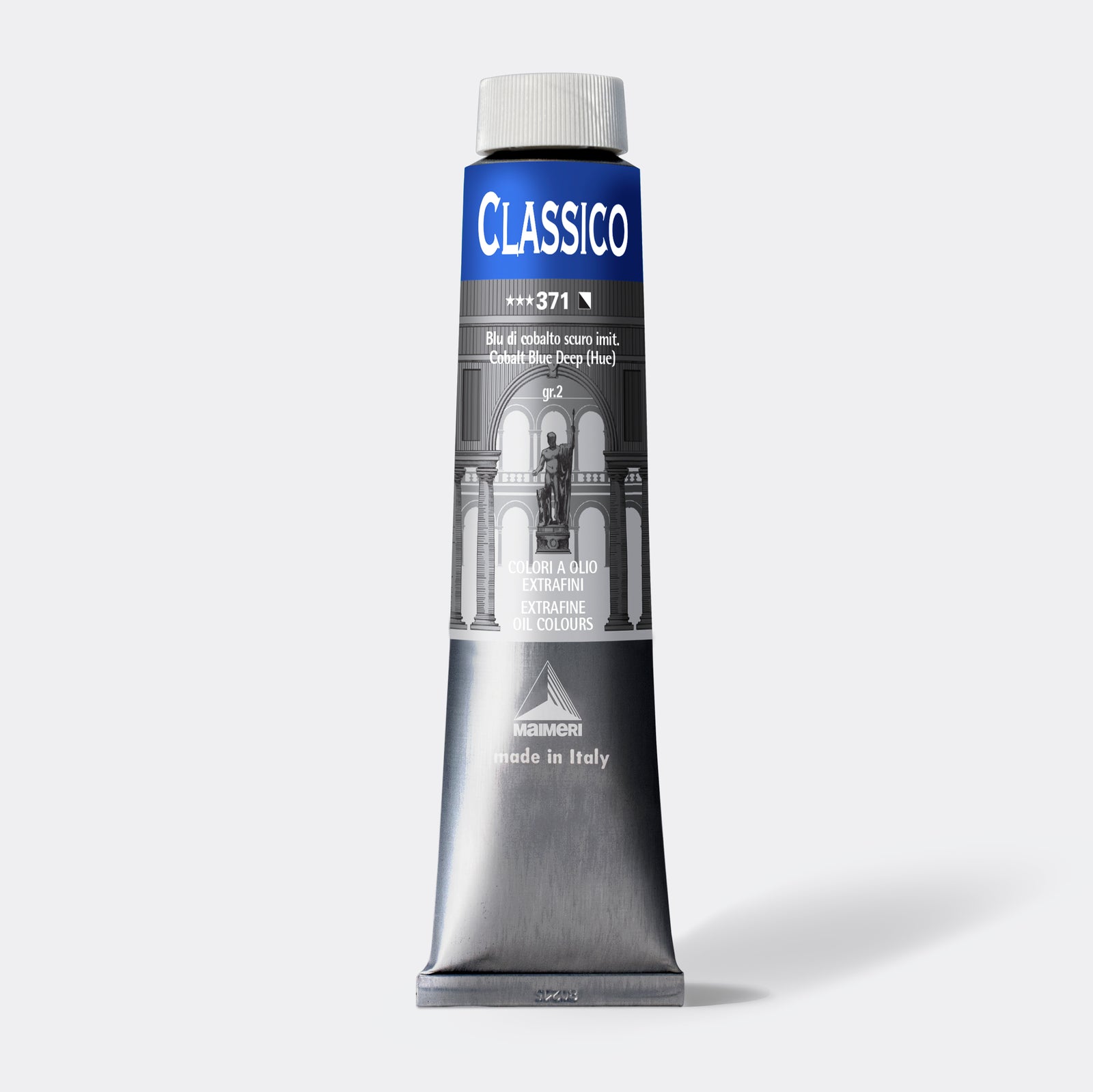 Colore a olio fine Maimeri Classico 200 ml – Tonalità Blu Cobalto Scuro