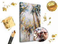 Dipingere con i numeri PREMIUM GOLD | Tra gli alberi - Tra gli alberi