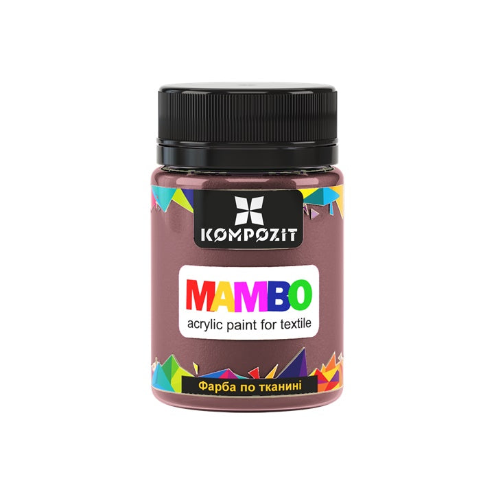 MAMBO Pittura acrilica pastello per tessuti e pelle 50ml | Varie tonalità