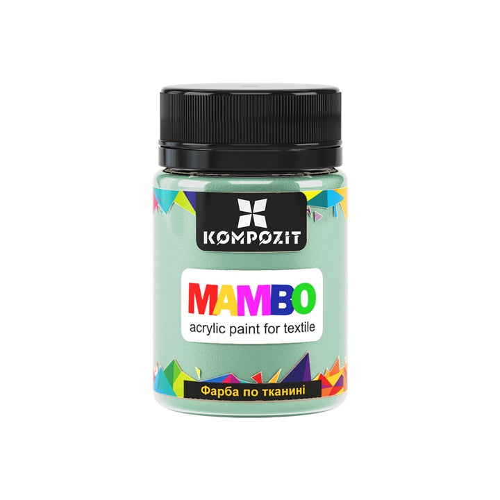 MAMBO Pittura acrilica pastello per tessuti e pelle 50ml | Varie tonalità