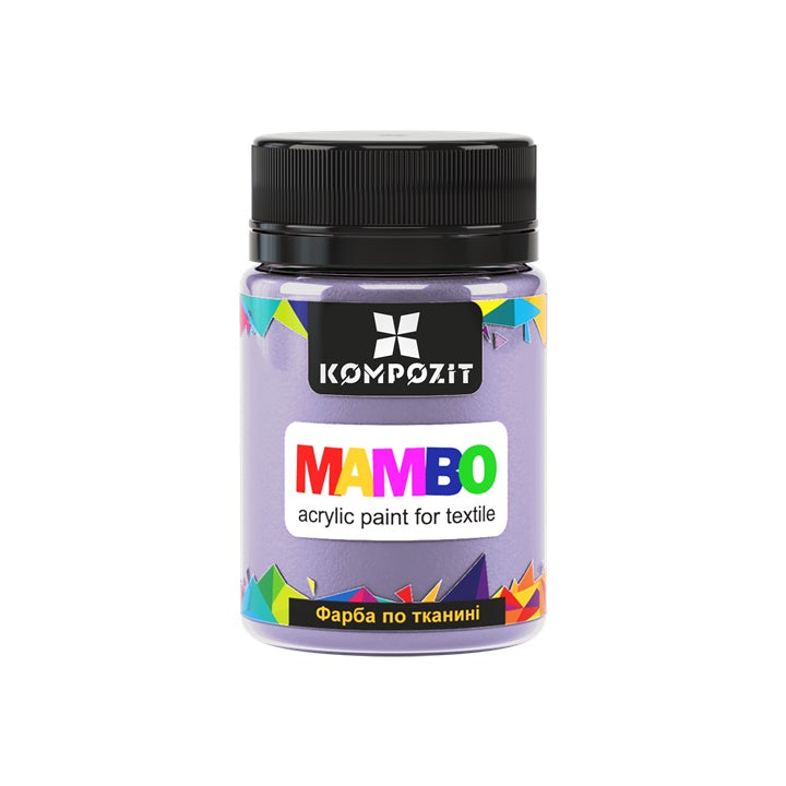 MAMBO Pittura acrilica pastello per tessuti e pelle 50ml | Varie tonalità