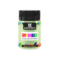 MAMBO Pittura acrilica pastello per tessuti e pelle 50ml | Varie tonalità