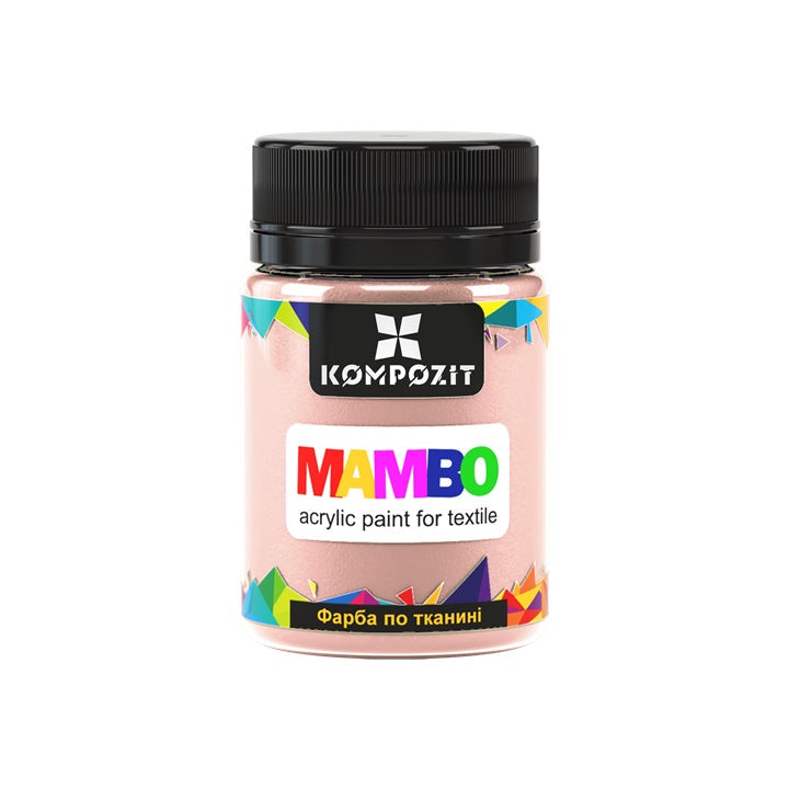 MAMBO Pittura acrilica pastello per tessuti e pelle 50ml | Varie tonalità