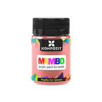 MAMBO Pittura acrilica pastello per tessuti e pelle 50ml | Varie tonalità