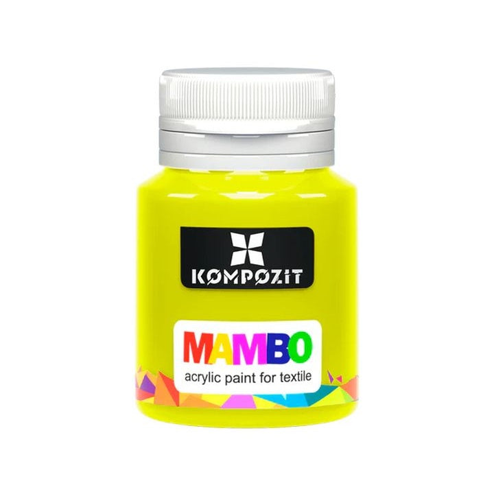 MAMBO Vernice acrilica per tessuti e pelle 20 ml | Varie tonalità