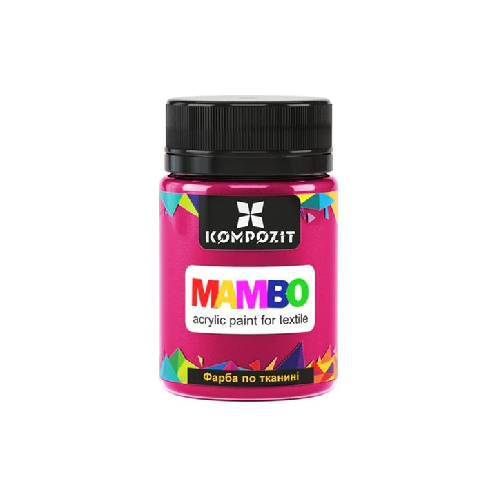 MAMBO Vernice acrilica per tessuti e pelle 50ml | Varie tonalità