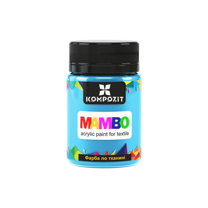 MAMBO Vernice acrilica per tessuti e pelle 50ml | Varie tonalità