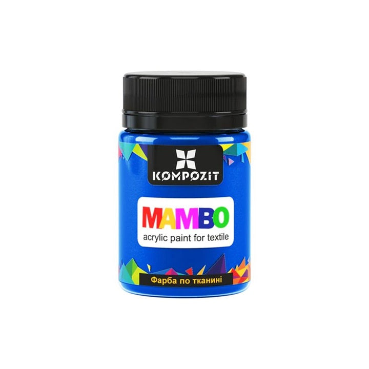 MAMBO Vernice acrilica per tessuti e pelle 50ml | Varie tonalità