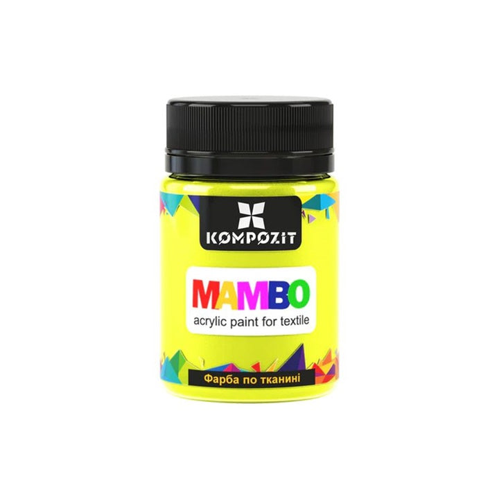 MAMBO Vernice fluorescente per tessuti e pelli 50 ml | Varie tonalità