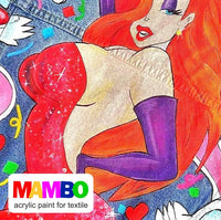 MAMBO Vernice metallizzata per tessuti e pelle 20 ml | Varie tonalità