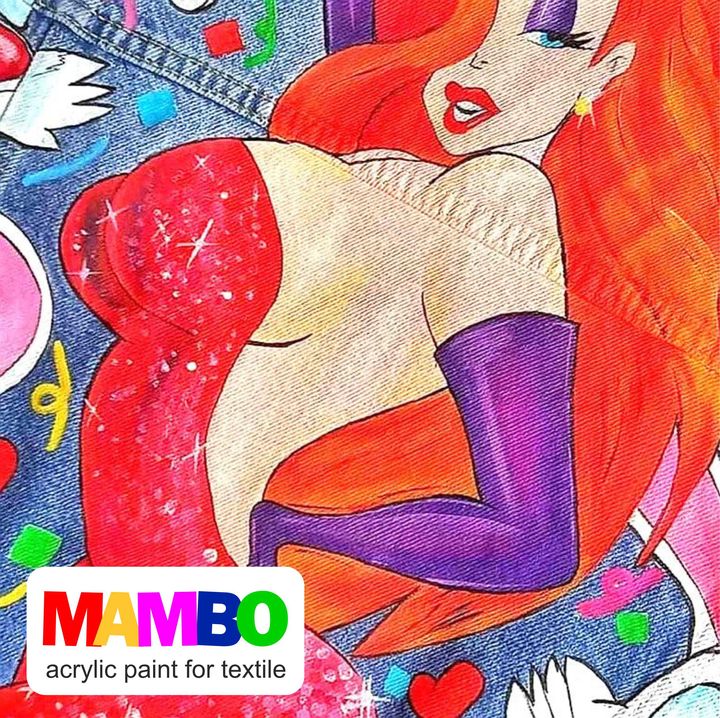 MAMBO Vernice metallizzata per tessuti e pelle 20 ml | Varie tonalità