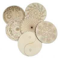 Mandala in legno - sceglie motivo | design diversi