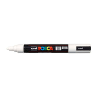 Marcatore UNI POSCA PC-5M 1.8 - 2.5 MM | diverse tonalità - bianco (1)