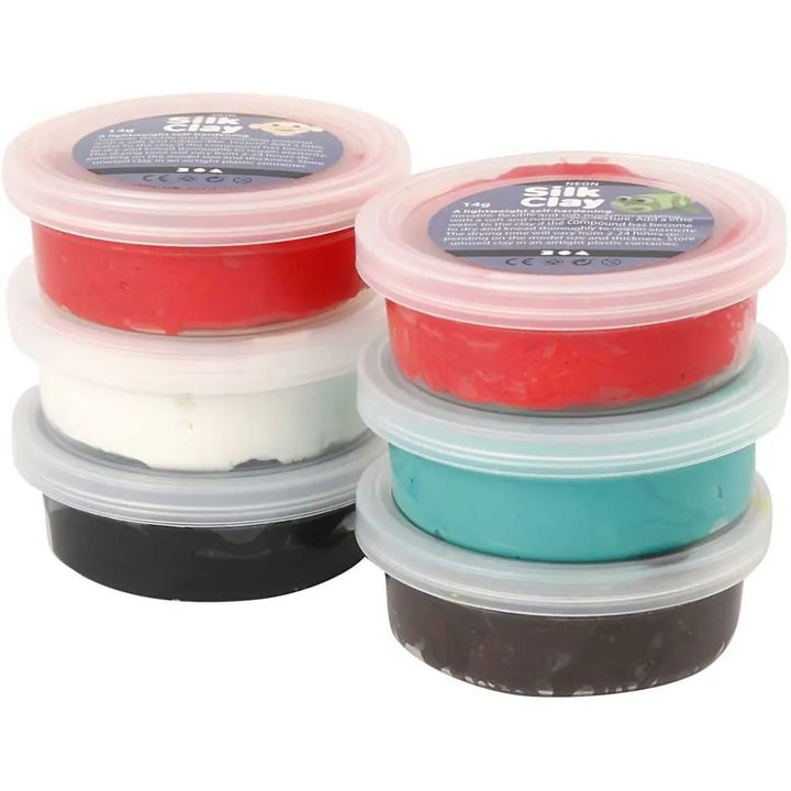 Massa per modellare Silk Clay Capodanno 6 x 14 g
