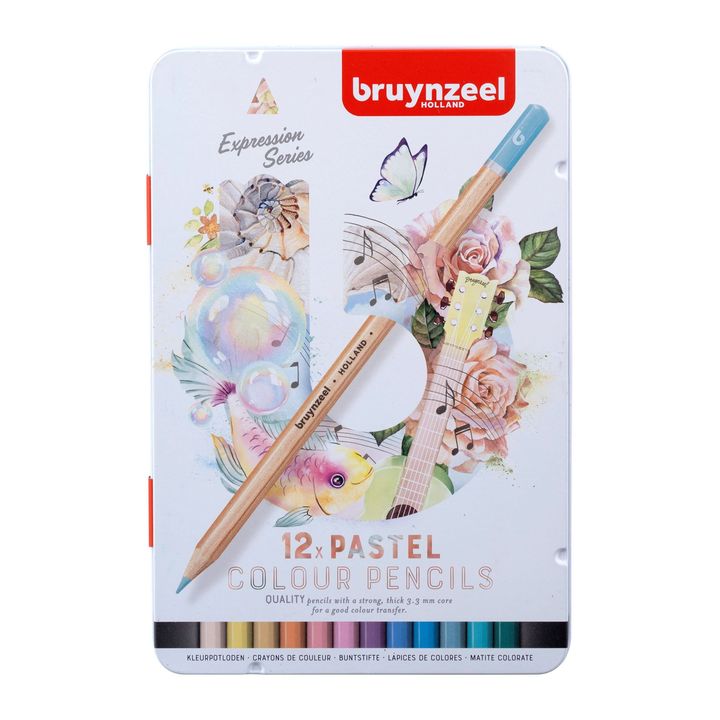 Matite colorate Bruynzeel toni pastello 12 pz.