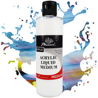 Medium acrilico liquido Phoenix, 75–500 ml