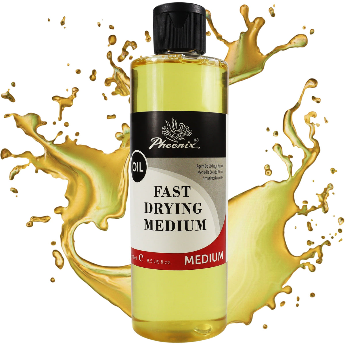 Medium ad asciugatura rapida Phoenix per colori a olio, 250 – 500 ml