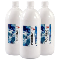 Medium colante ROSA TALENT per colori acrilici, ideale per tecnica pouring