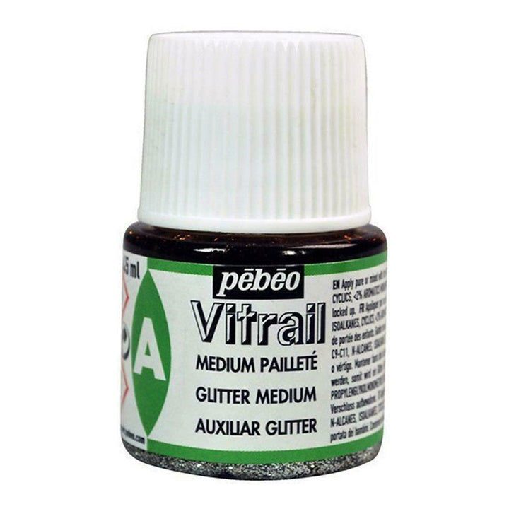 Medium glitterato Pebeo Vitrail 45 ml