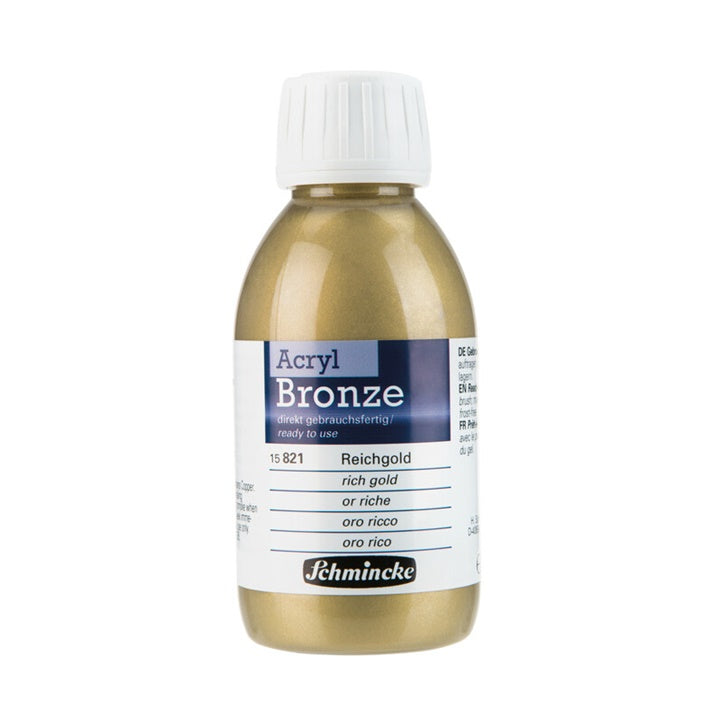 Bronzo metallizzato Acryl-Bronze Schmincke 150 ml – 821 oro ricco