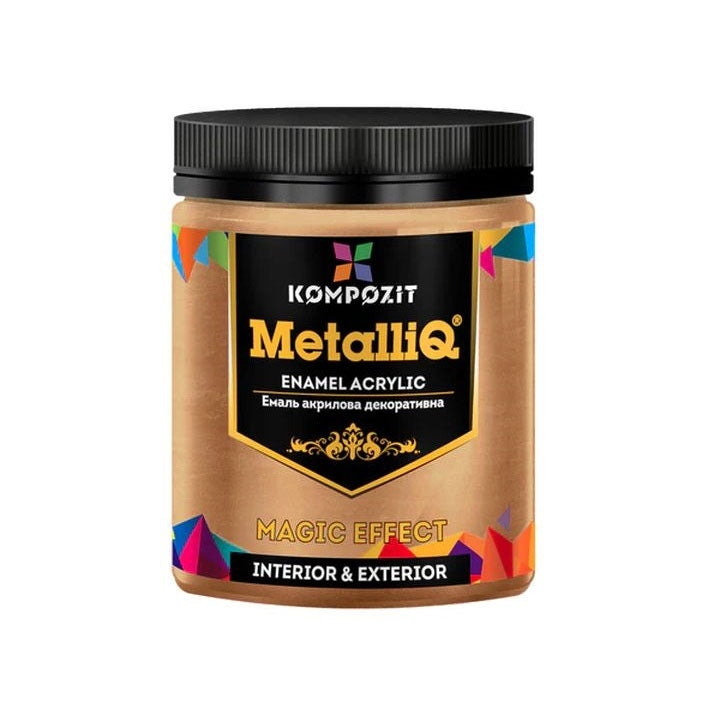 MetalliQ Vernice acrilica metallizzata composita 500g | Varie tonalità
