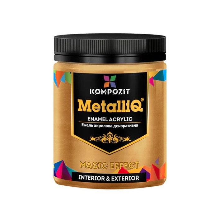 MetalliQ Vernice acrilica metallizzata composita 500g | Varie tonalità