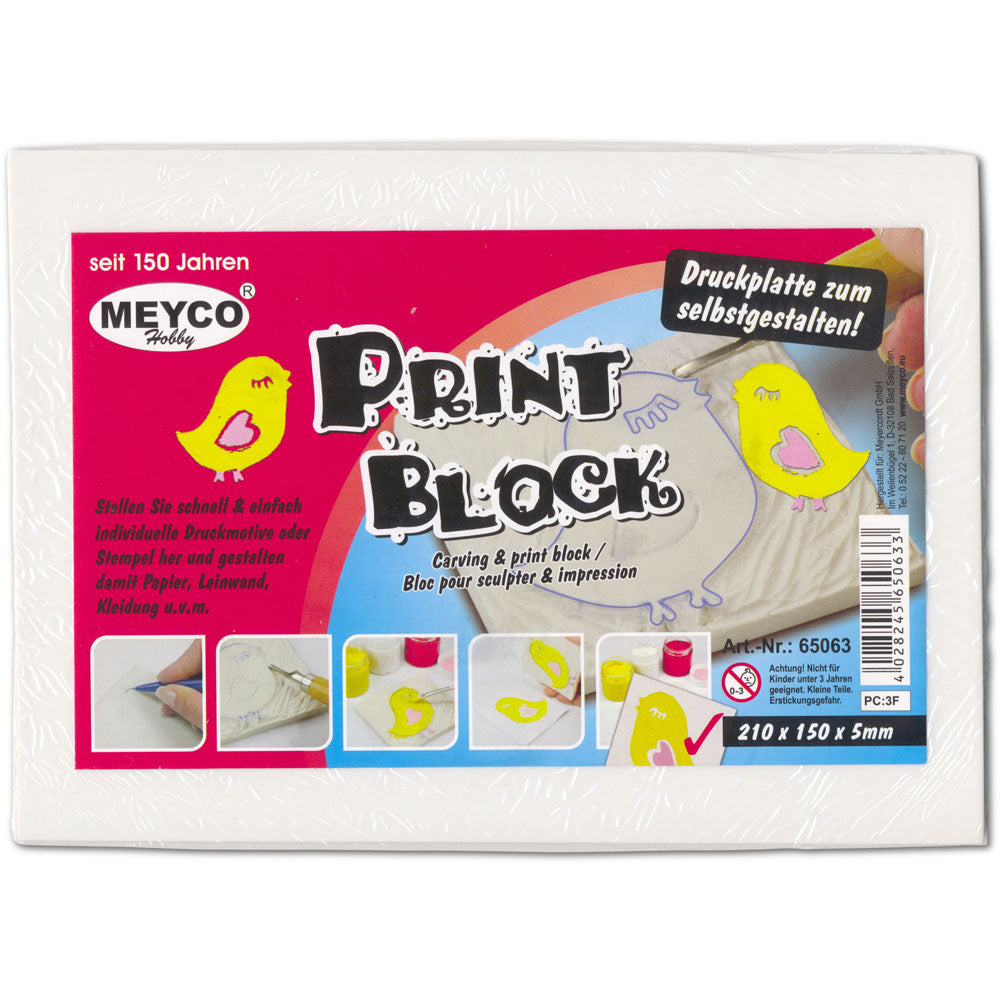 Blocco per timbri MEYCO per intaglio 150 x 210 x 5 mm