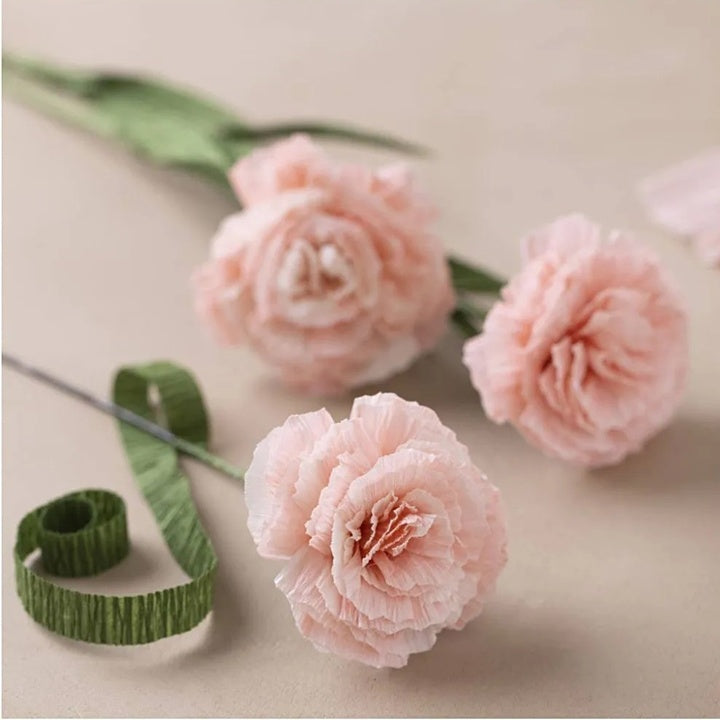 Mini set creativo | Garofani di carta crespa
