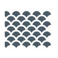 Modello autoadesivo Squame di pesce 15 x 10,5 cm