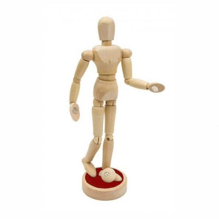 Modello in legno del corpo umano con magneti - unisex 30,5 cm