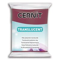 Massa per modellismo Cernit TRANSLUCENT 56g – Borgogna