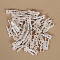 Mollette in legno - 20 pezzi