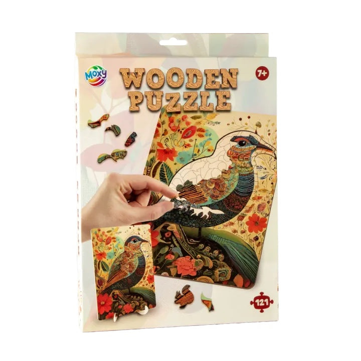 MOXY Puzzle di legno per uccelli 130 pezzi - Artistico