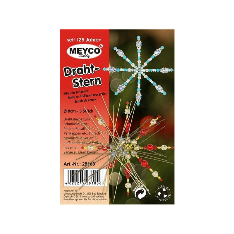 Stelle di filo | sceglie dimensione – 80 mm