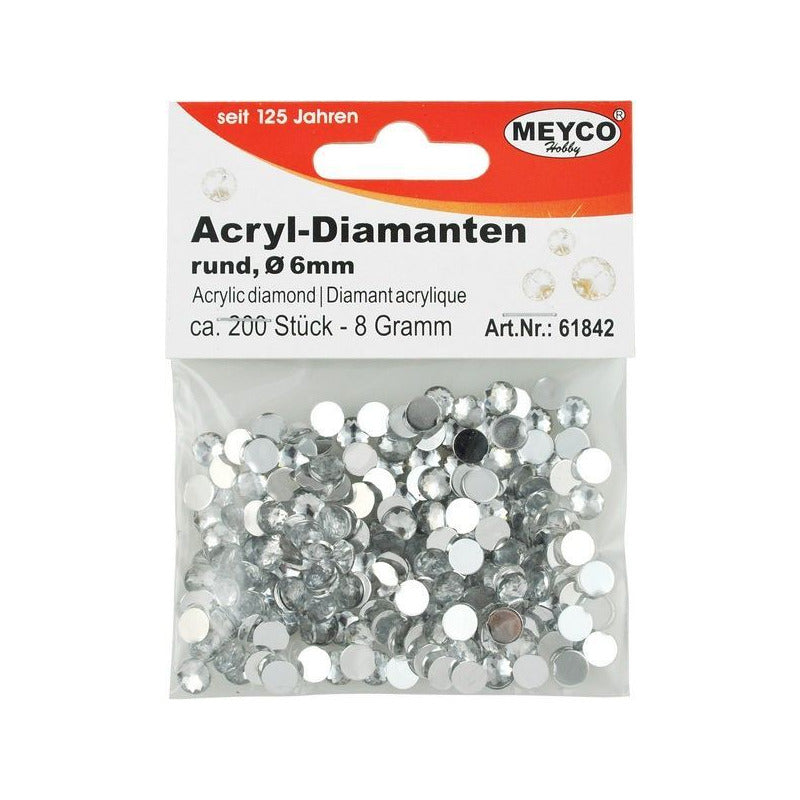 Diamante acrilico | sceglie confezione – 6 mm (200 ks)