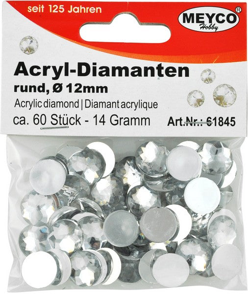 Diamante acrilico | sceglie confezione – 12 mm (60 ks)