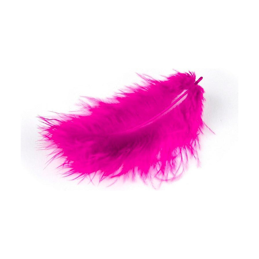 MARABU piume 10 - 12cm 17 pz | sceglie colore – magenta