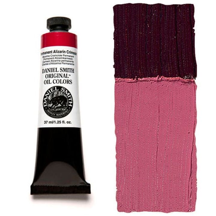 Daniel Smith colore a olio originale 37ml – Permanent Alizarin Crimson