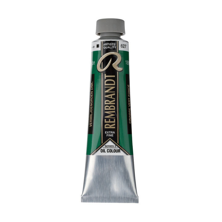 Colore ad olio Rembrandt 40 ml – Cinnabar Green Deep