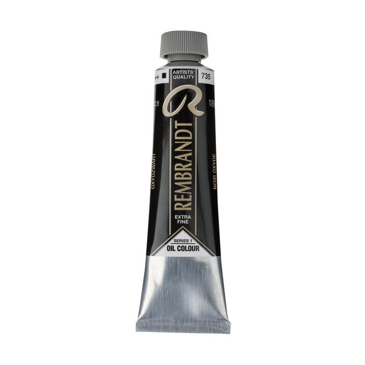 Colore ad olio Rembrandt 40 ml – Oxide Black