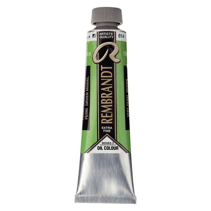 Colore ad olio Rembrandt 40 ml – Perm. Green Medium