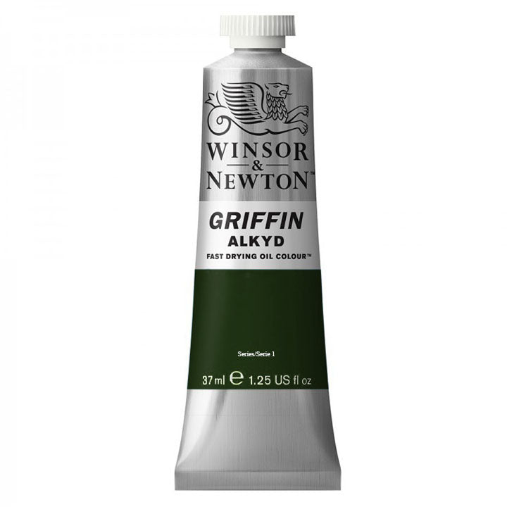 Colore ad olio a rapida essiccazione Winsor & Newton Griffin Alkyd 37 ml – Permanent Sap Green