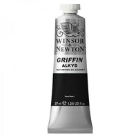 Colore ad olio a rapida essiccazione Winsor & Newton Griffin Alkyd 37 ml – Ivory Black