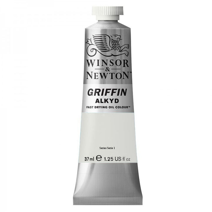 Colore ad olio a rapida essiccazione Winsor & Newton Griffin Alkyd 37 ml – Titanium White
