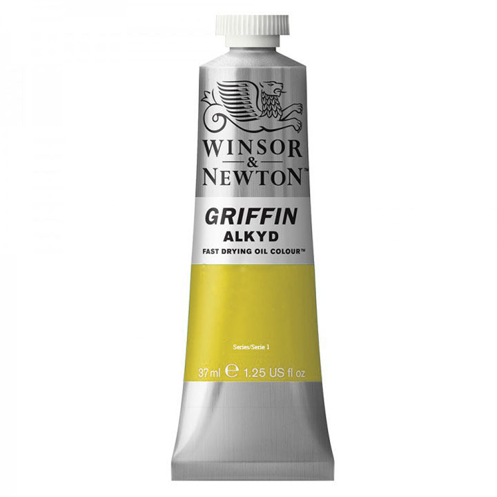 Colore ad olio a rapida essiccazione Winsor & Newton Griffin Alkyd 37 ml – Winsor Lemon