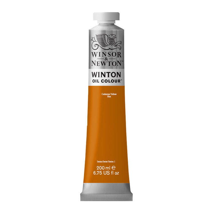 Colore ad olio Winsor & Newton Winton 200 ml – Cad Yellow Hue