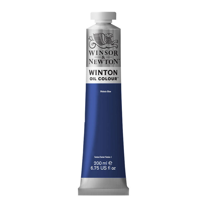 Colore ad olio Winsor & Newton Winton 200 ml – Phthalo Blue
