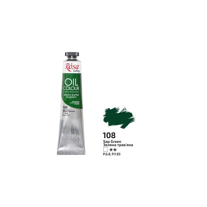 Colori ad olio Rosa Gallery 45 ml – 108 verde succoso