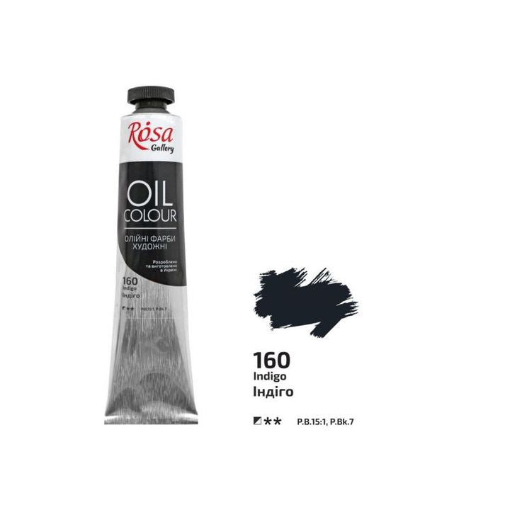 Colori ad olio Rosa Gallery 45 ml – 160 indigo